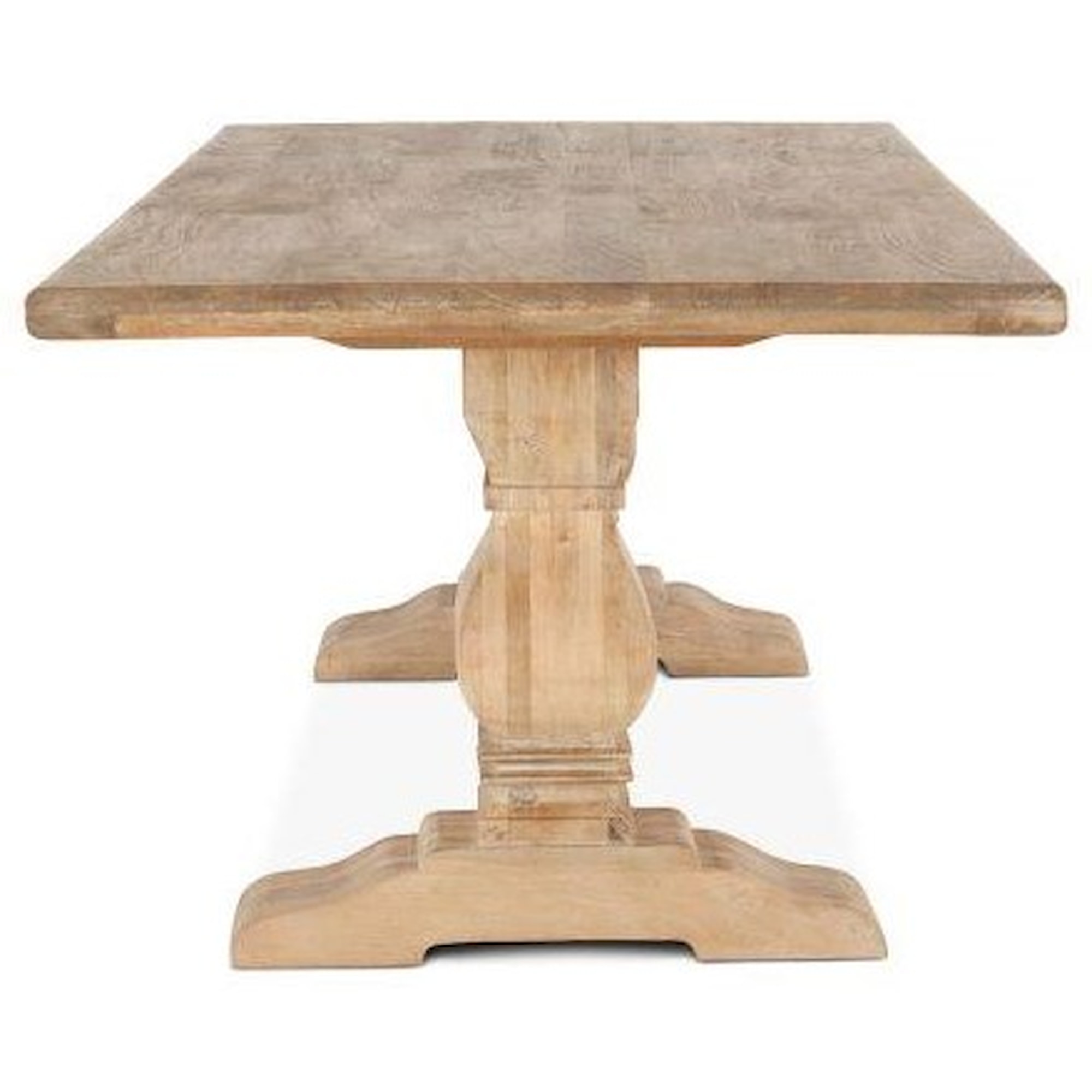 BeGlobal San Rafael FSR-DT Mango Wood Trestle Dining Table | Belfort